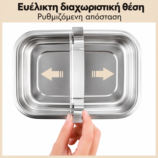Ανοξείδωτο Φαγητοδοχείο Lunchbox EasyLock 1200ml