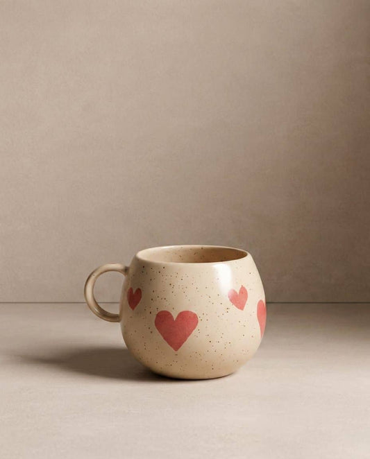 Κεραμική Κούπα Cozy Hearts Stoneware Ball Mug 500ml (Limited Edition)