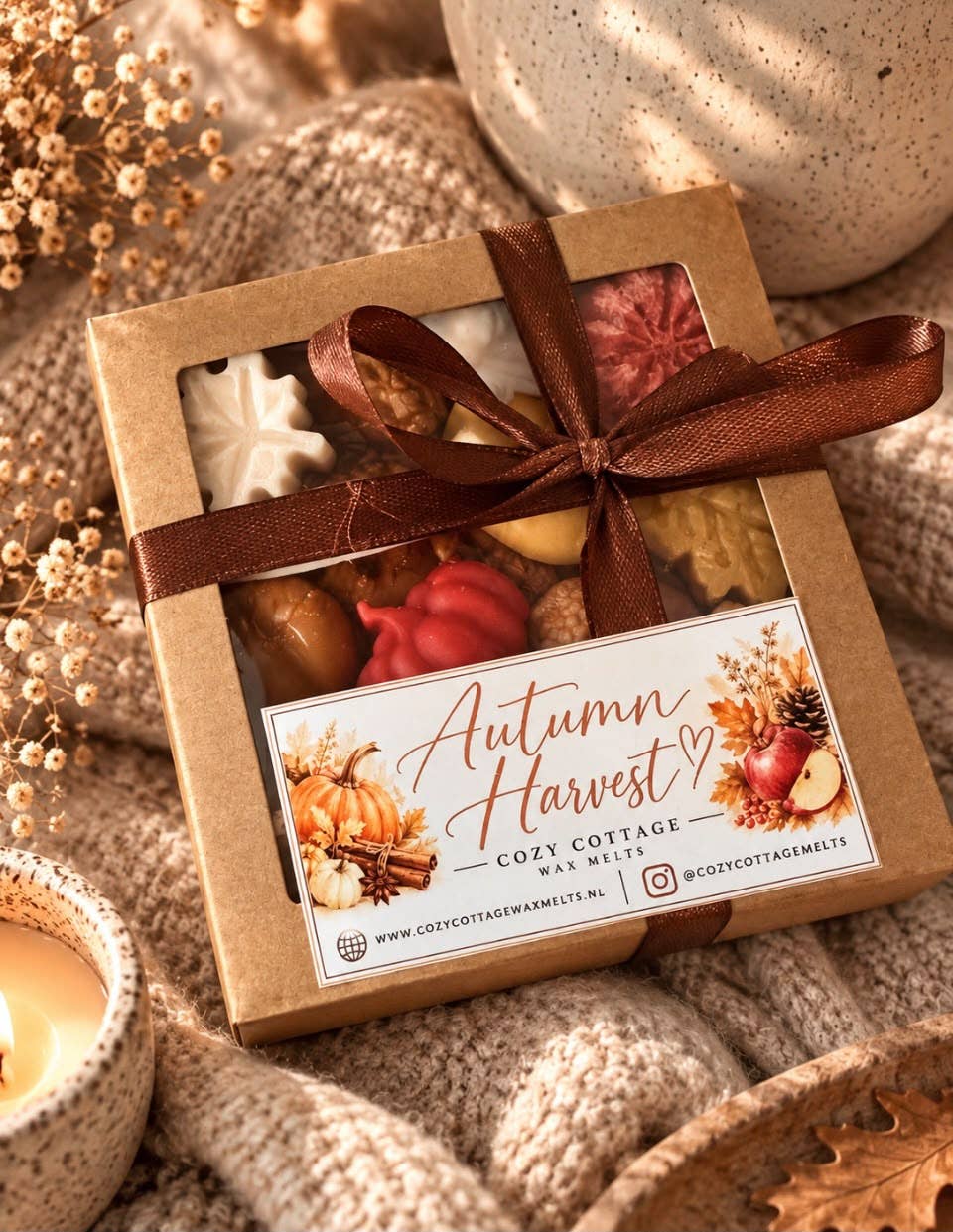 [PRE-ORDER]Autumn Harvest – Golden Amber Wax Melts